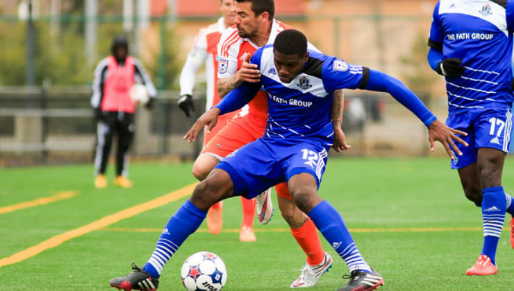 RailHawks Ink Defender Kareem Moses NASL